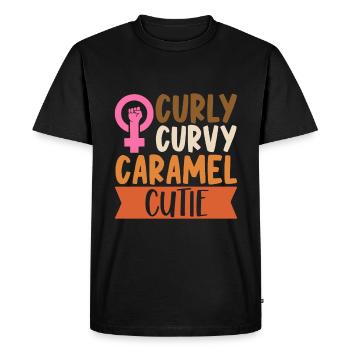 Feminist Women's Rights Female - Men's Premium Organic T-Shirt - black - Front - Nico (187cm)