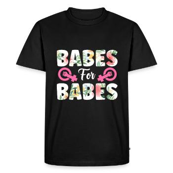 Feminist Women's Rights Female - Men's Premium Organic T-Shirt - black - Front - Nico (187cm)