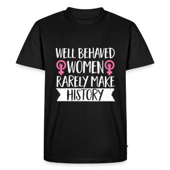 Feminist Women's Rights Female - Men's Premium Organic T-Shirt - black - Front - Nico (187cm)