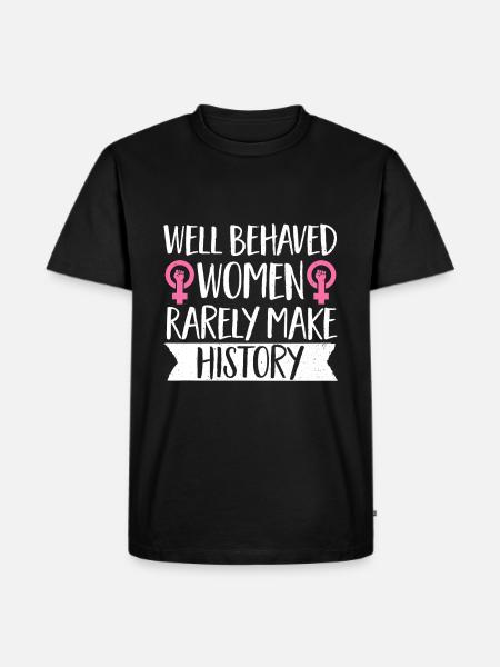 Feminist Women's Rights Female - Men's Premium Organic T-Shirt - black
