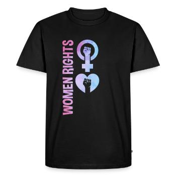 Droits des femmes féministes Femmes - T-shirt Premium bio Homme - noir - Devant - Nico (187cm)