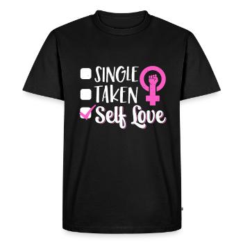 Feminist Women's Rights Female - Men's Premium Organic T-Shirt - black - Front - Nico (187cm)