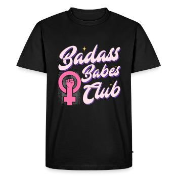 Feminist Women's Rights Female - Men's Premium Organic T-Shirt - black - Front - Nico (187cm)