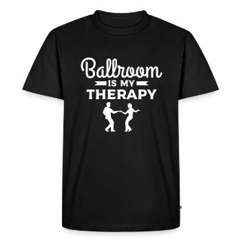 Ballroom Is My Therapy Dancer - T-shirt Premium bio Homme - noir - Devant - Nico (187cm)