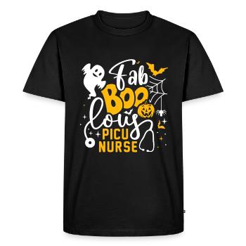 Pediatric Nurse Costume Halloween Picu Nurse - Men's Premium Organic T-Shirt - black - Front - Nico (187cm)