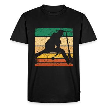 Stuntscooter Trick Scooter Kickscooter Pedal Scooter - Men's Premium Organic T-Shirt - black - Front - Nico (187cm)