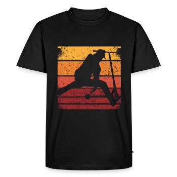 Kickscooter Stuntscooter Enfants Stunt Scooter Fun - T-shirt Premium bio Homme - noir - Devant - Nico (187cm)
