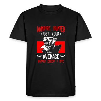 Chasseur de vampires juste votre chasseur moyen sauf I B - T-shirt Premium bio Homme - noir - Devant - Nico (187cm)
