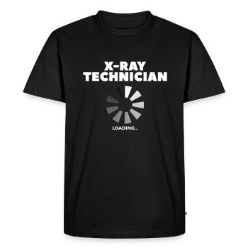 Technicien en radiologie Chargement Radiologue Rad Tech - T-shirt Premium bio Homme - noir - Devant - Nico (187cm)