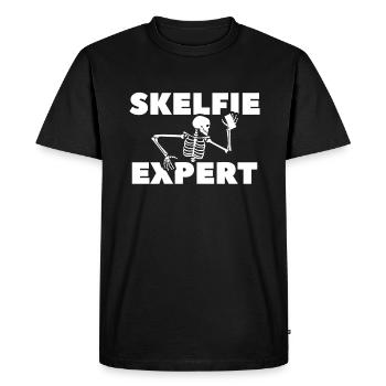 Skelfie Expert Radiologie Radiologue Rad Tech - T-shirt Premium bio Homme - noir - Devant - Nico (187cm)