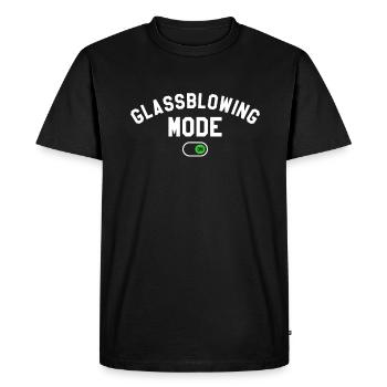 Souffleur de verre Mode Verre Hobby Souffleur de verre - T-shirt Premium bio Homme - noir - Devant - Nico (187cm)
