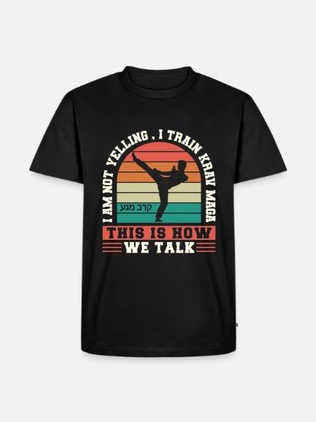 Krav Maga Apparel Israeli Self - Men's Premium Organic T-Shirt - black