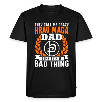 Krav Maga Apparel Israélien Self - T-shirt Premium bio Homme - noir - Devant - Nico (187cm)