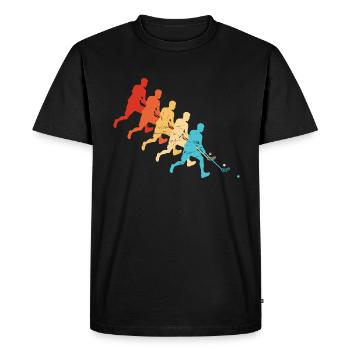 Floorball Salibandy Men Innebandy Floorball Spie - T-shirt Premium bio Homme - noir - Devant - Nico (187cm)