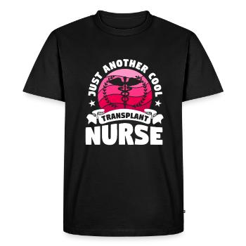 Just Another Cool Transplant Nurse Medical Nurses - T-shirt Premium bio Homme - noir - Devant - Nico (187cm)