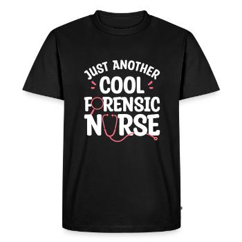 Just Another Cool Forensic Nurse RN Nurses - Men's Premium Organic T-Shirt - black - Front - Nico (187cm)