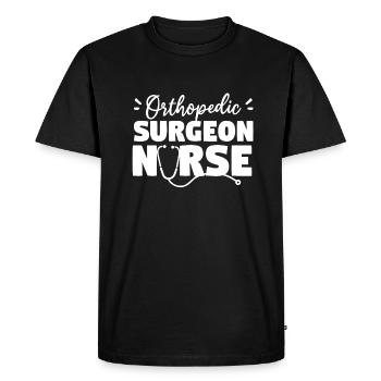 Orthopedic Surgeon Nurse Orthopedist Assistant - Men's Premium Organic T-Shirt - black - Front - Nico (187cm)