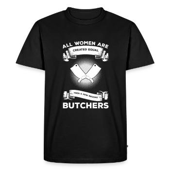 Toutes les femmes sont créées égales puis quelques-unes deviennent - T-shirt Premium bio Homme - noir - Devant - Nico (187cm)