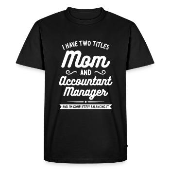I'm The Crazy Rehab Nurse They Warned You About RN - Men's Premium Organic T-Shirt - black - Front - Nico (187cm)