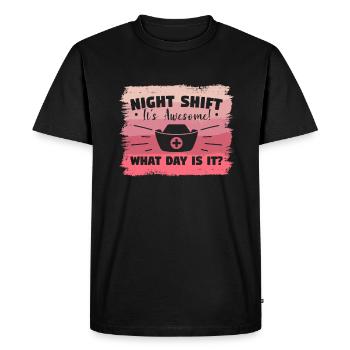 I'm The Crazy Rehab Nurse They Warned You About RN - T-shirt Premium bio Homme - noir - Devant - Nico (187cm)
