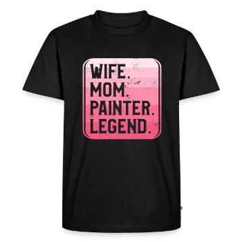 I'm The Crazy Rehab Nurse They Warned You About RN - Men's Premium Organic T-Shirt - black - Front - Nico (187cm)