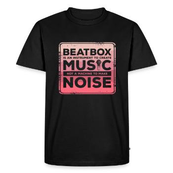 Beatbox est un instrument pour créer de la musique, pas un - T-shirt Premium bio Homme - noir - Devant - Nico (187cm)