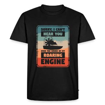 Désolé, je ne peux pas vous entendre sur le son de mon - T-shirt Premium bio Homme - noir - Devant - Nico (187cm)