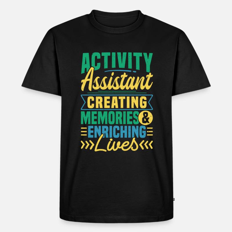 Activity Assistant Appreciation - Männer Premium Bio T-Shirt - Schwarz