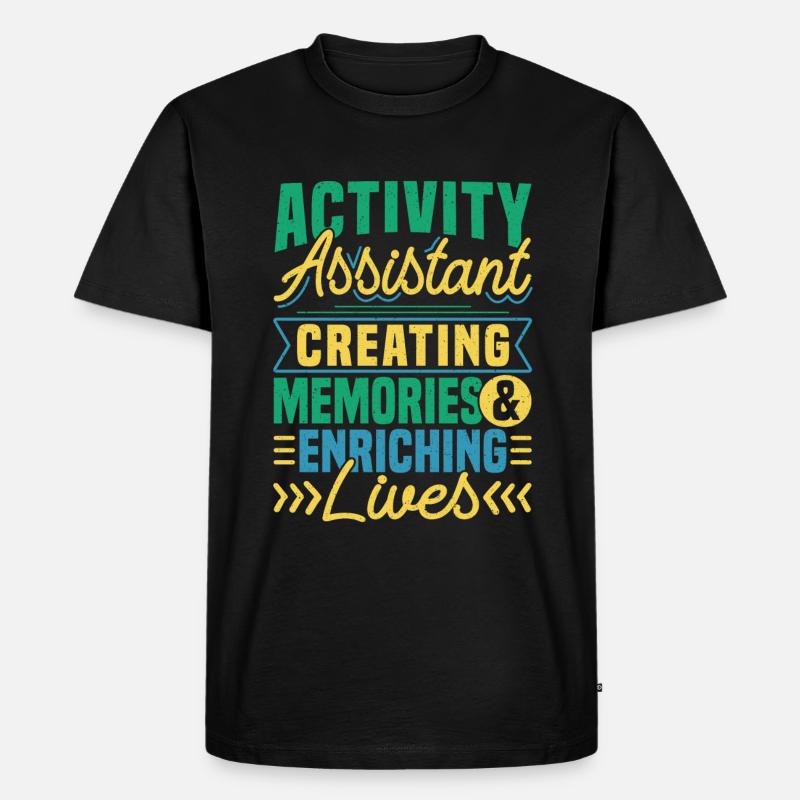 Activity Assistant Appreciation - Männer Premium Bio T-Shirt - Schwarz