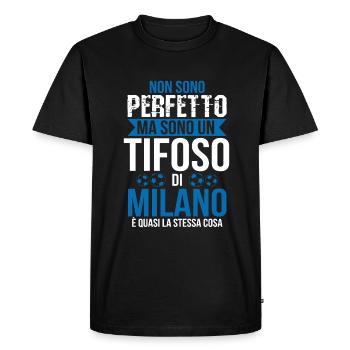 Milan Milanese Football Football Fan Gift Idea - Men's Premium Organic T-Shirt - black - Front - Nico (187cm)