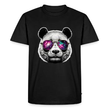 Panda Bear Lunettes de soleil Galaxy Bears - T-shirt Premium bio Homme - noir - Devant - Nico (187cm)
