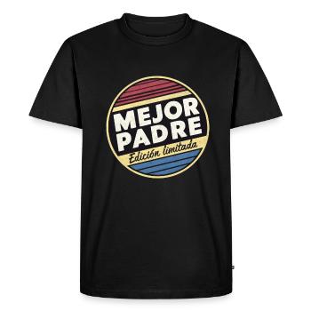 Meilleur père en édition limitée - T-shirt Premium bio Homme - noir - Devant - Nico (187cm)