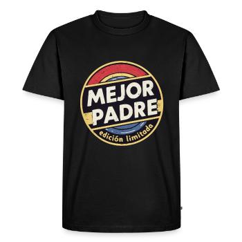 Meilleur père en édition limitée - T-shirt Premium bio Homme - noir - Devant - Nico (187cm)