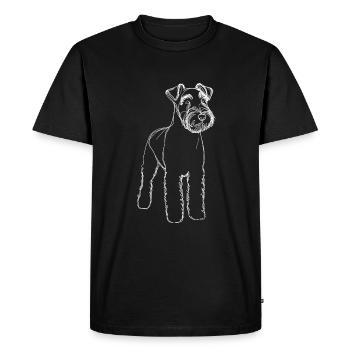 Terriers terriers bleus Kerry - T-shirt Premium bio Homme - noir - Devant - Nico (187cm)