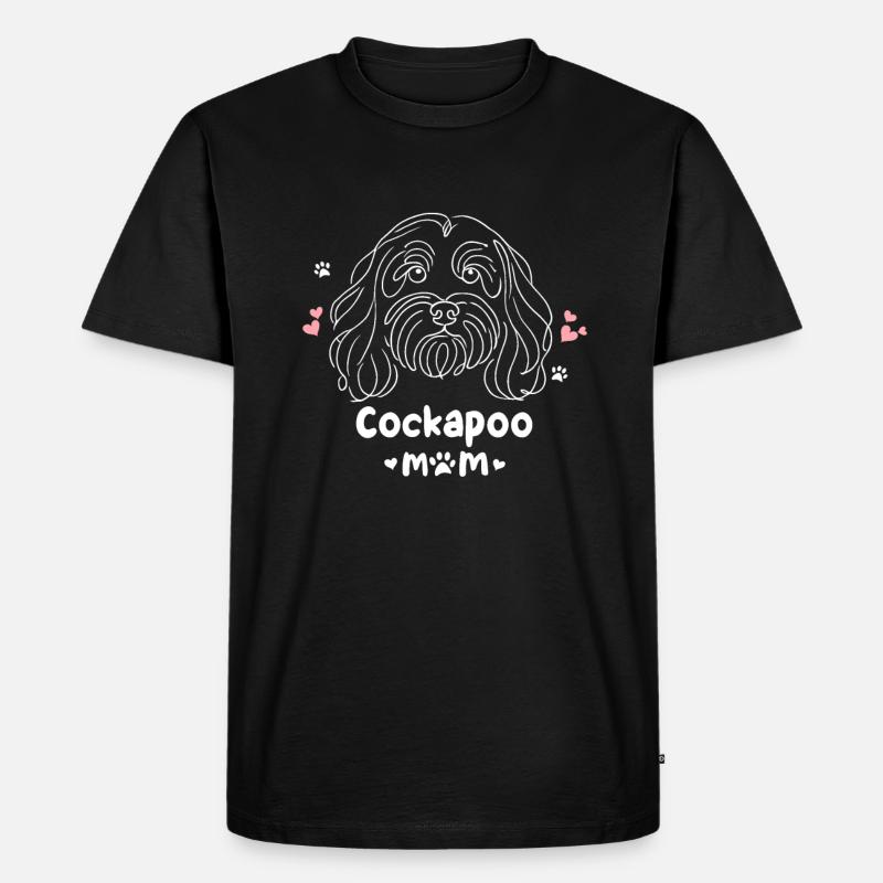 Cockapoo Mama Cockapoos Cockerpoo - Männer Premium Bio T-Shirt - Schwarz