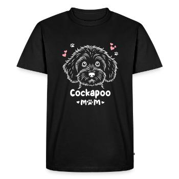 Cockapoo Maman Cockapoos Cockerpoo - T-shirt Premium bio Homme - noir - Devant - Nico (187cm)
