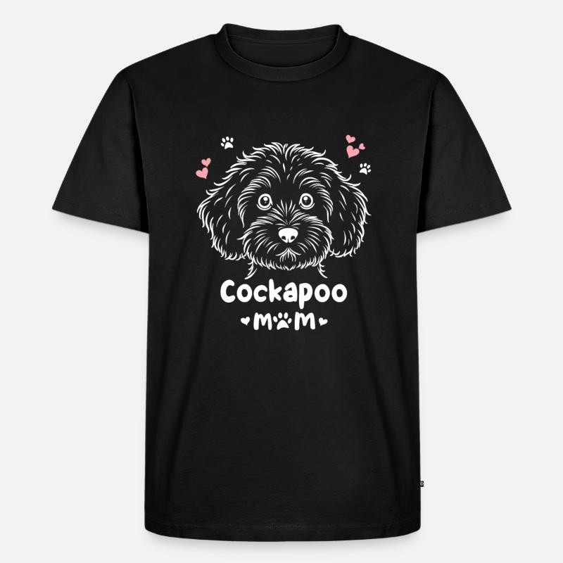Cockapoo Mama Cockapoos Cockerpoo - Männer Premium Bio T-Shirt - Schwarz