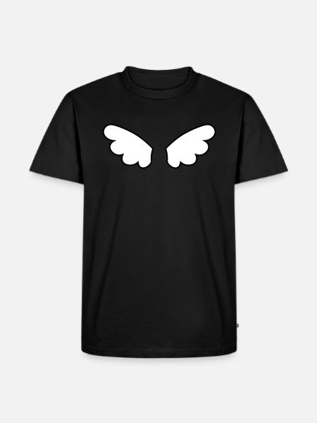 Angel wings - ailes d'anges - Men's Premium Organic T-Shirt - black