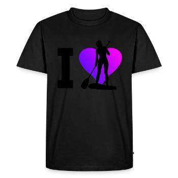 Stand up Paddle Stand up Paddle Homme - T-shirt Premium bio Homme - noir - Devant - Nico (187cm)