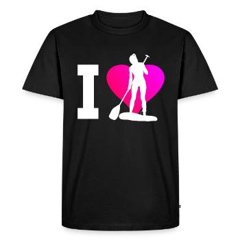 Standup Paddle Standup Paddleboard Stand up Paddli - T-shirt Premium bio Homme - noir - Devant - Nico (187cm)