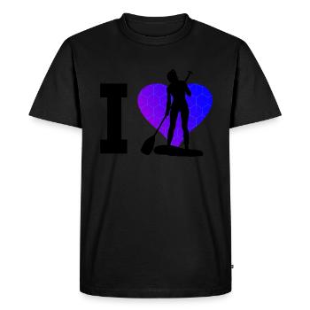 Men's Standup Paddleboard Standup Paddle - Men's Premium Organic T-Shirt - black - Front - Nico (187cm)