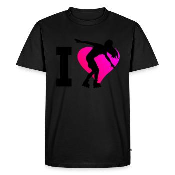 Roller Skating Roller Skates Roller Skating Rollerskat - Men's Premium Organic T-Shirt - black - Front - Nico (187cm)