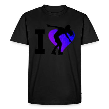 Rollerskaten Rollerskate Roller Skates Men - Men's Premium Organic T-Shirt - black - Front - Nico (187cm)