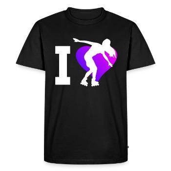 Rollschuh Roller Skates Roller Skating Rollschuhla - Men's Premium Organic T-Shirt - black - Front - Nico (187cm)