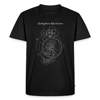 La Machine d'Anticythère - T-shirt Premium bio Homme - noir - Devant - Nico (187cm)