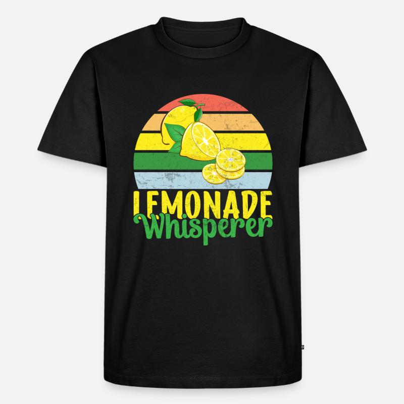 Limonade Geschenkideen - Männer Premium Bio T-Shirt - Schwarz