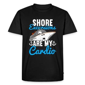 Croisière Croisière Vacances Croisière en famille - T-shirt Premium bio Homme - noir - Devant - Nico (187cm)