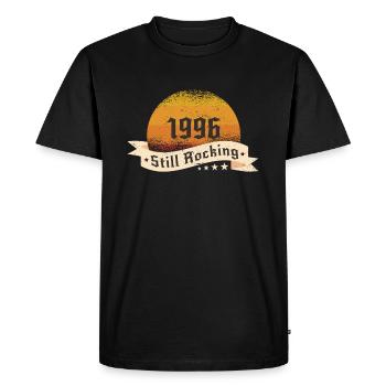 1996 Still rockin - Cadeau d’anniversaire cool - T-shirt Premium bio Homme - noir - Devant - Nico (187cm)