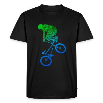 BMX Bike Stunts Tricks Vélo Enfants BMX Garçons - T-shirt Premium bio Homme - noir - Devant - Nico (187cm)