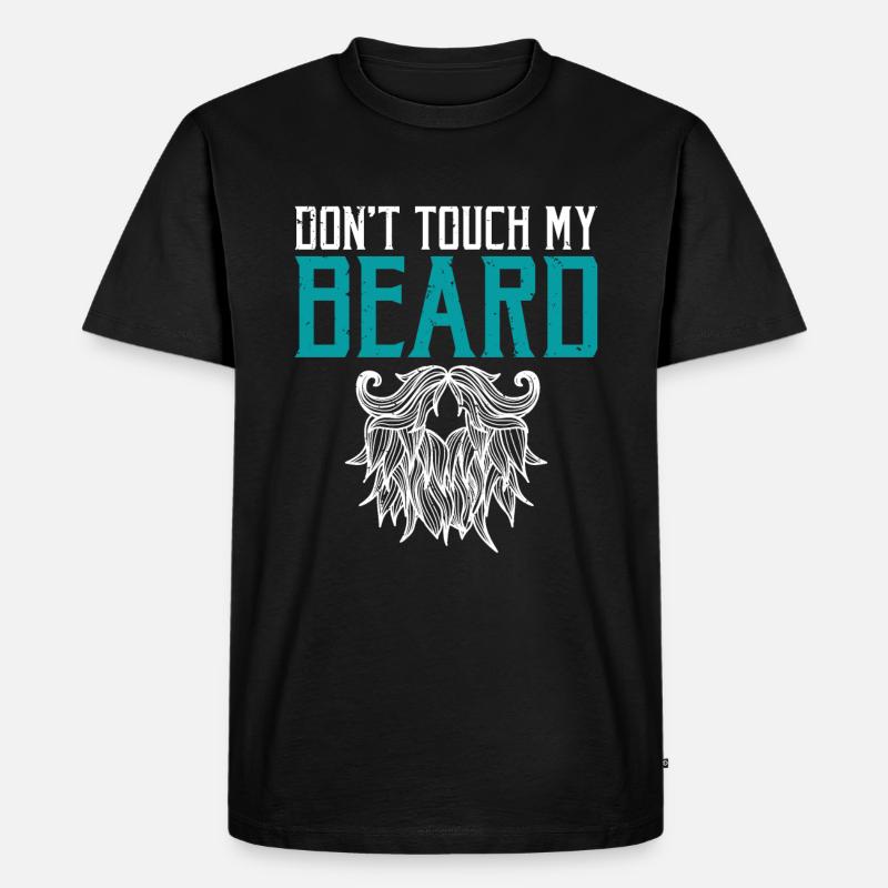 Giftidea Beard Men - Männer Premium Bio T-Shirt - Schwarz